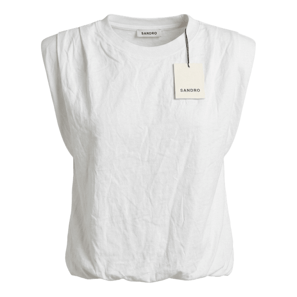Sandro white cotton t-shirt