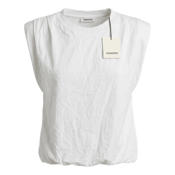 Sandro white cotton t-shirt