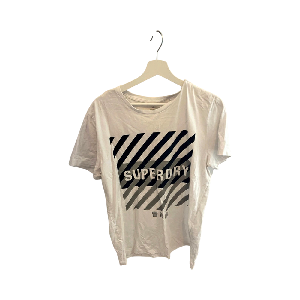 Valkoinen t-paita Superdry
