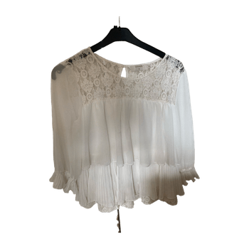 Cream clothing blouse