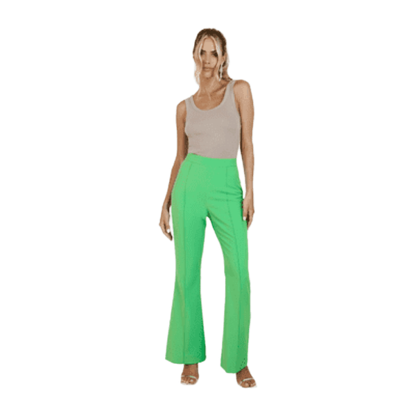 Vihreät (apple green) suorat housut