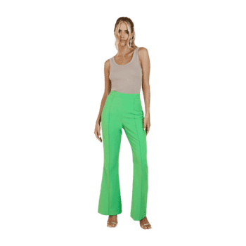 Vihreät (apple green) suorat housut