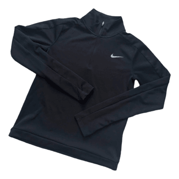 Nike black running top