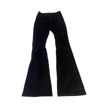 Mustat bootcut farkut