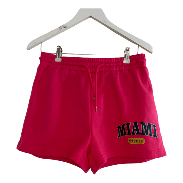 Rožiniai Miami šortai