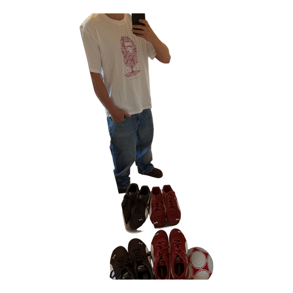 Bape l T-shirt l Hvid/Pink