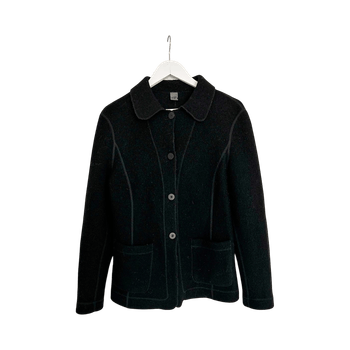 Musta villakangastakki