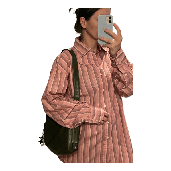 Striped button down shirt