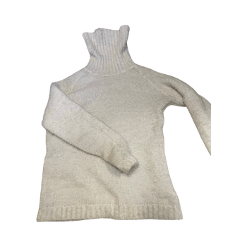 Valkoinen neule poolokaulus