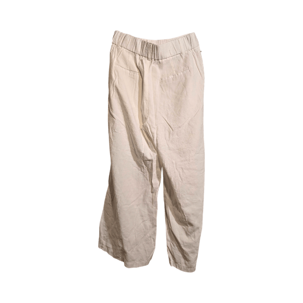 White Wide-Leg Pants