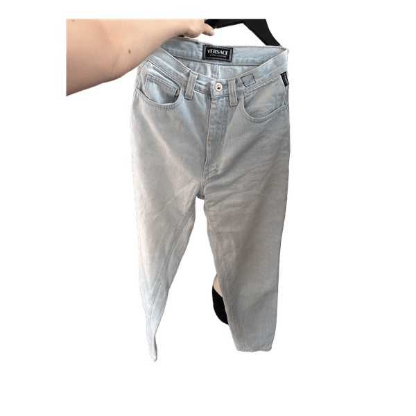 Versace light wash jeans
