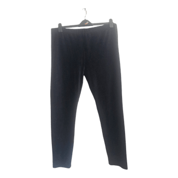 Legging noir côtelé