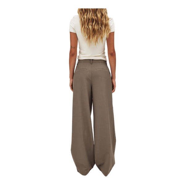 Brun wide leg trousers