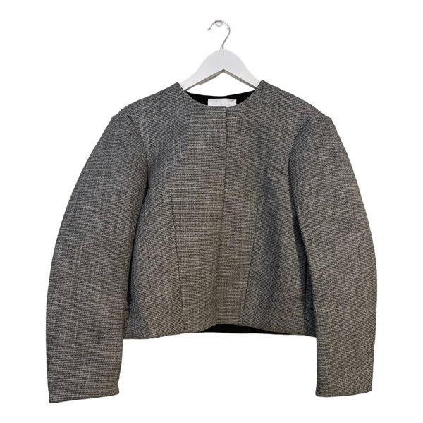 H&M Harmaaruudullinen lyhyt jakku