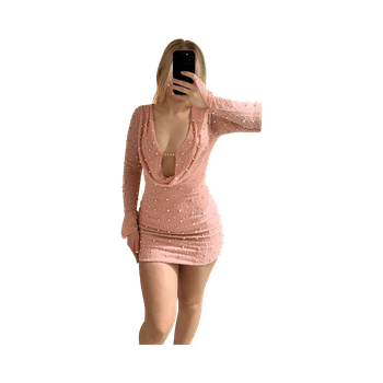 Oh polly pinkki juhlapuku