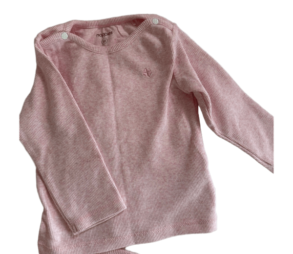 Pink long-sleeve top