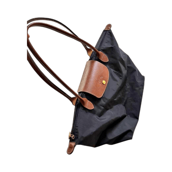longchamp musta olkalaukku