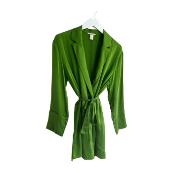 H&M Premium silk jacket/top