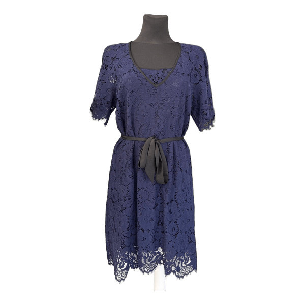 Navy blue lace dress