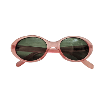 Pink oval sunglasses