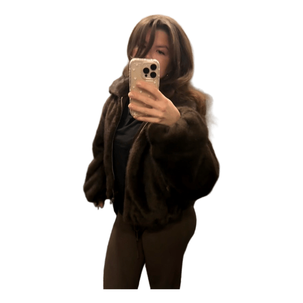 Faux fur jacket