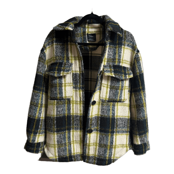 Bershka ruudullinen paitatakki