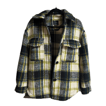 Bershka ruudullinen paitatakki