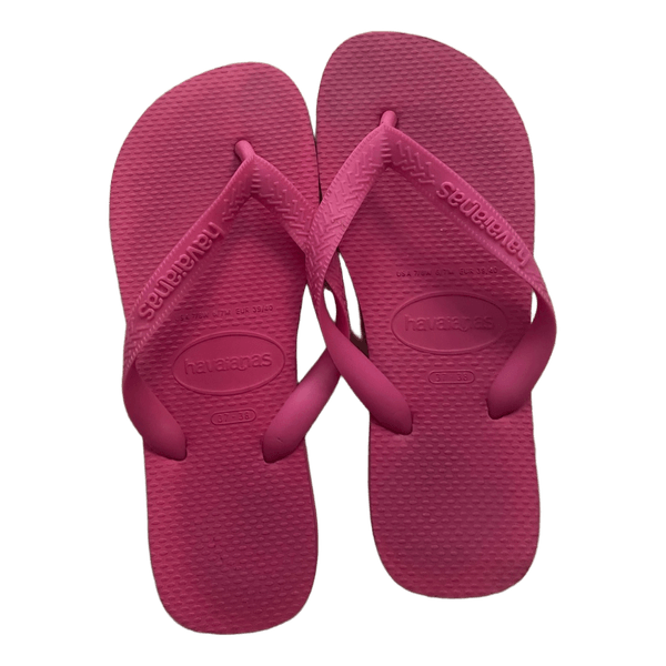 Pink Havaianas klipklappere