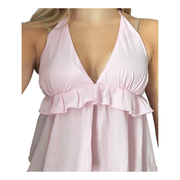 Shein lyserød top
