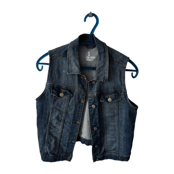 Denim vest / size S 