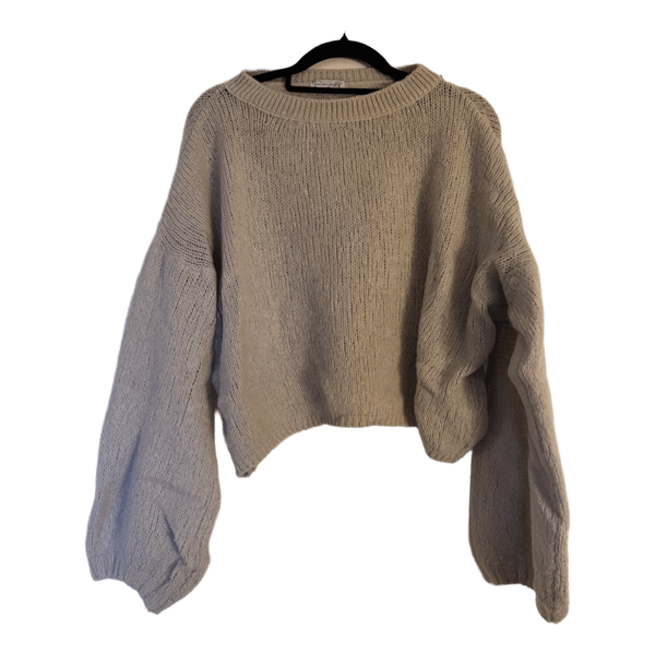 Beige neulepaita