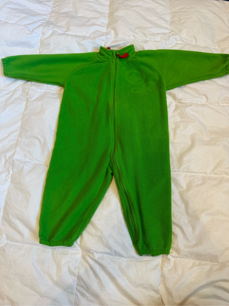 Reima Green fleece jumpsuit