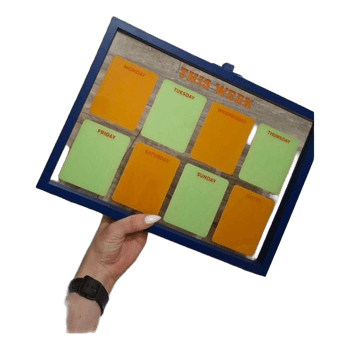 Weekly planner board