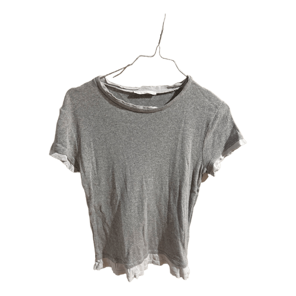 Grey cotton t-shirt