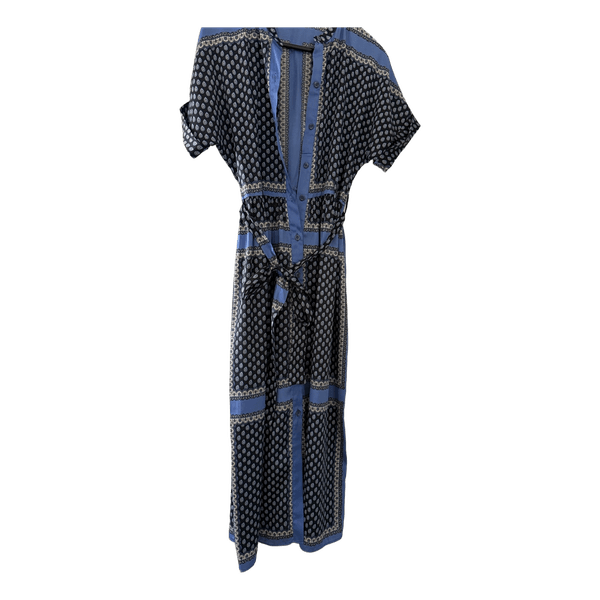 Zara blue patterned dress