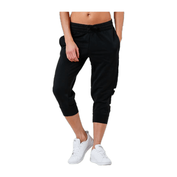 Black Linear 3/4 Pants