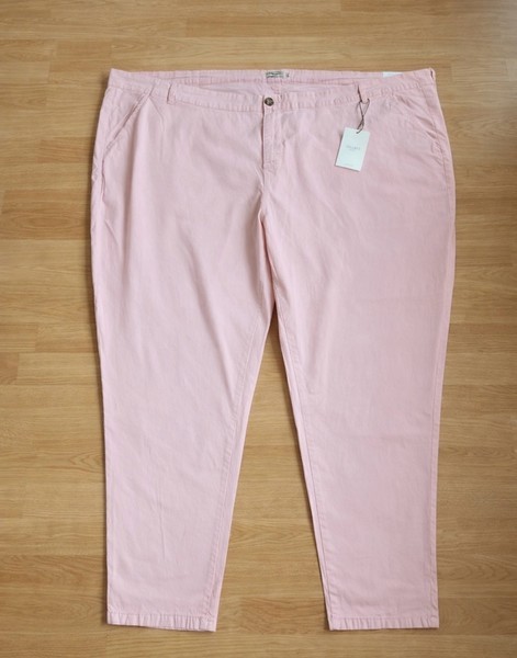 Pink cotton trousers , new, size 64