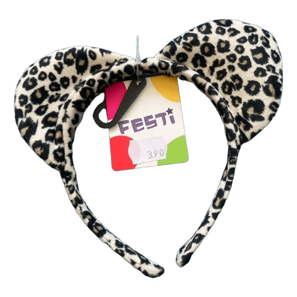 Leopard print headband