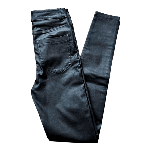 Black coated trousers