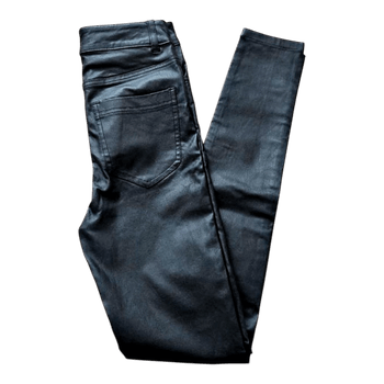 Black coated trousers