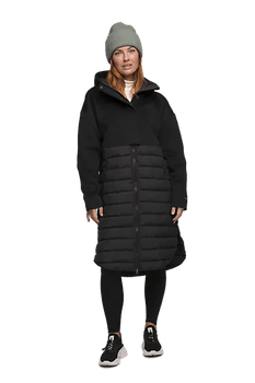 Black W Edith Coat