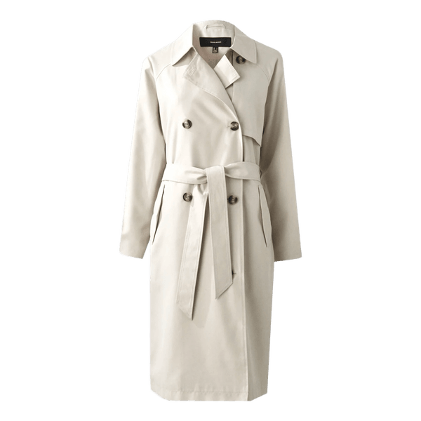 Beige trench coat