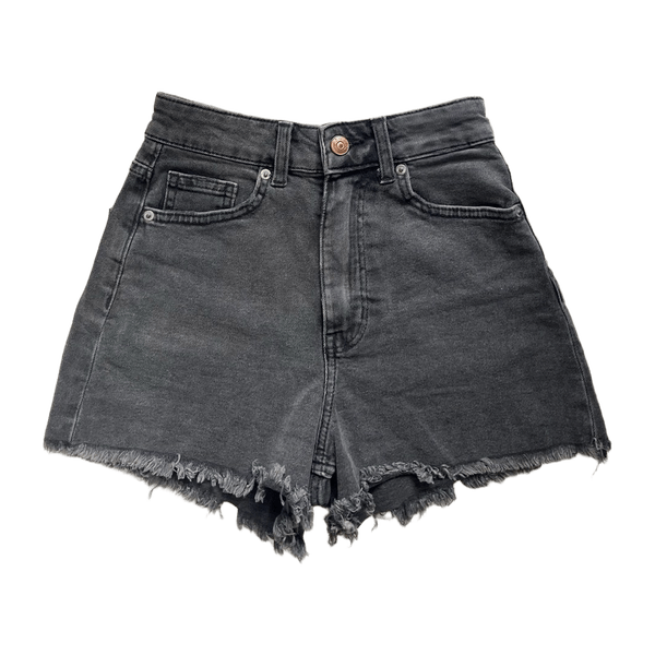 H&m harmaat mini shortsit high waist