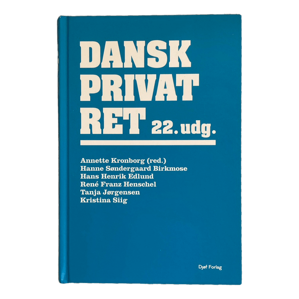 Dansk privat ret bog