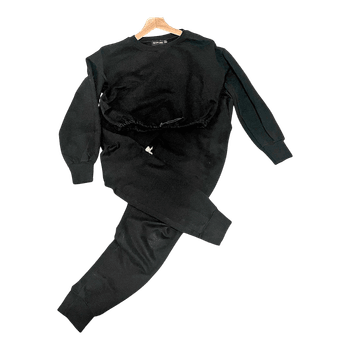PrettyLittleThing Sweatpants – Black – Size S (EU 36) – Very Good Condition