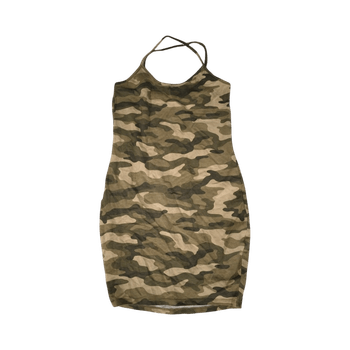 Camouflage bodycon-mekko