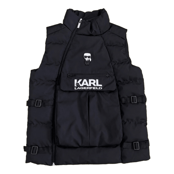 Karl Lagerfeld black vest
