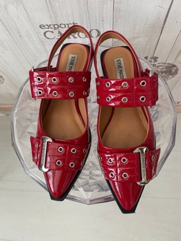 Red Slingback Flat.  39