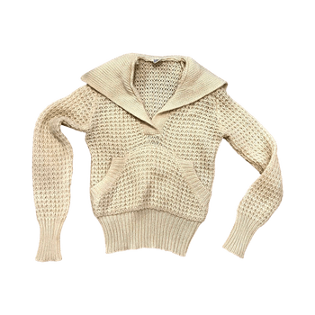 Kermanvärinen neulepusakka