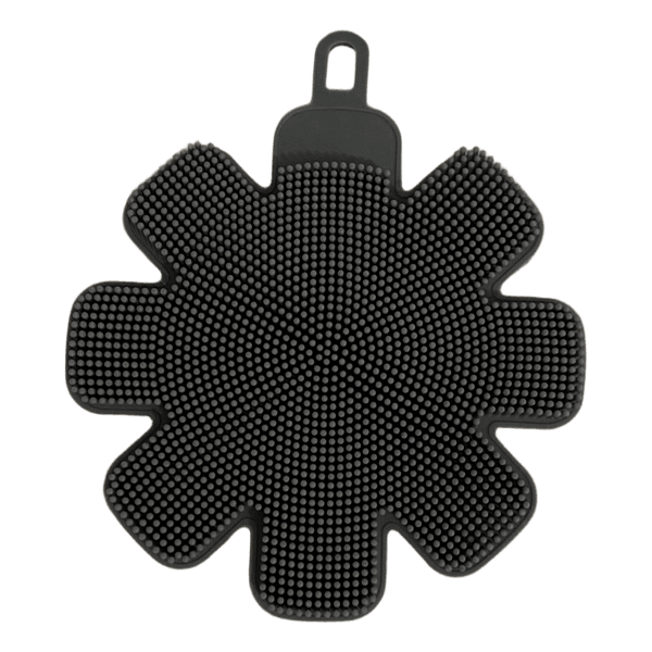 Grey silicone dish sponge